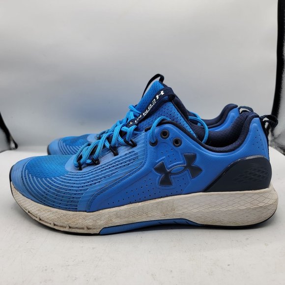Under Armour Charged Mens 11.5 Blue Shoes Commit TR 3 Training Shoes 3023703-401 - Picture 5 of 12